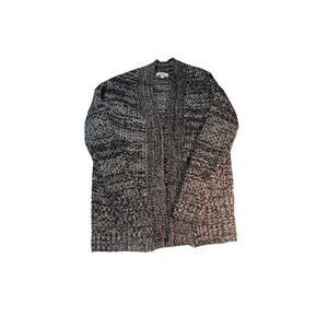 JJ Basics Marled Knit Cardigan Open Front Chunky Sweater Women’s S | Cozycore